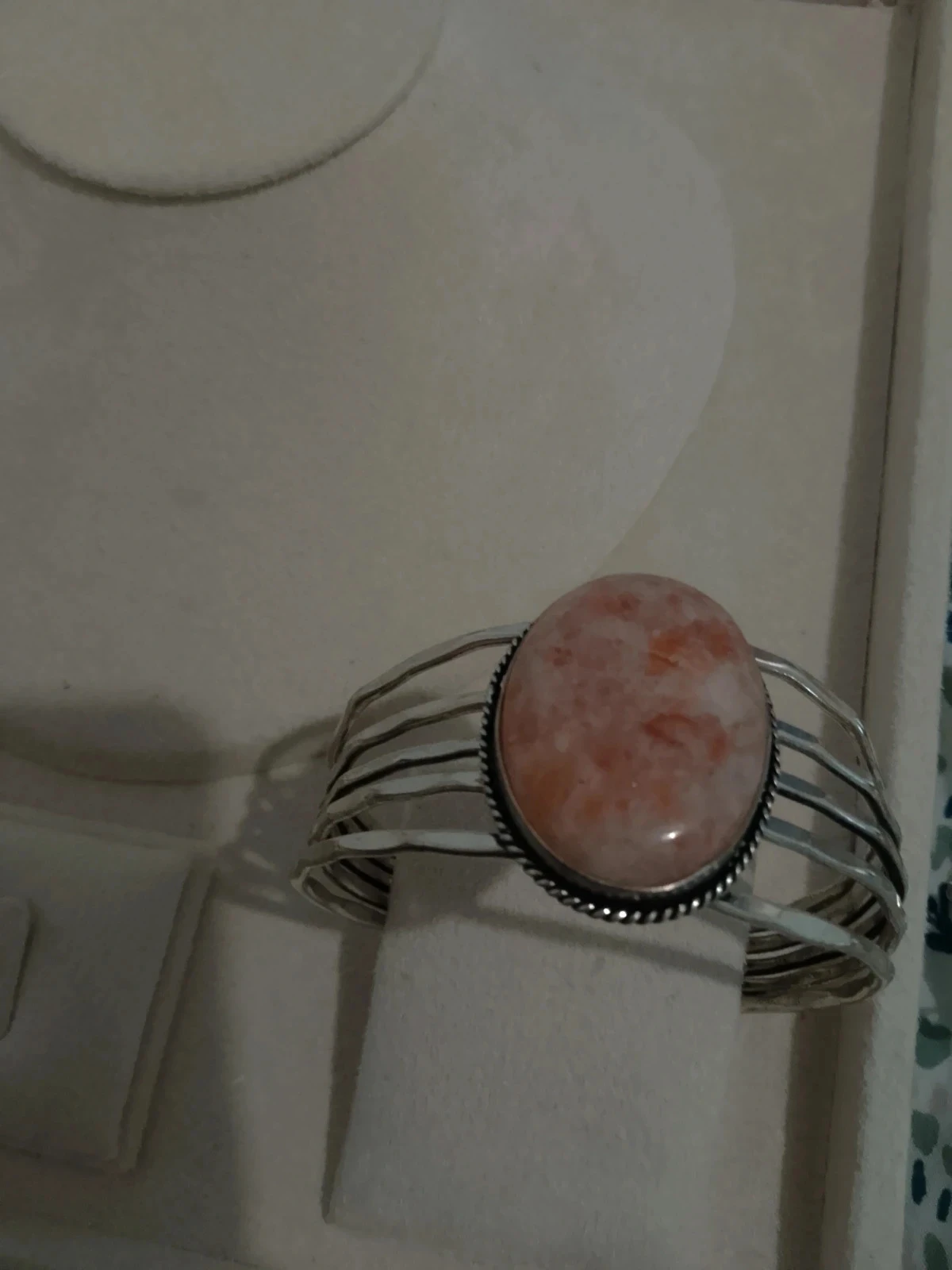 Bracelet pierre de lune orangée – photo 3